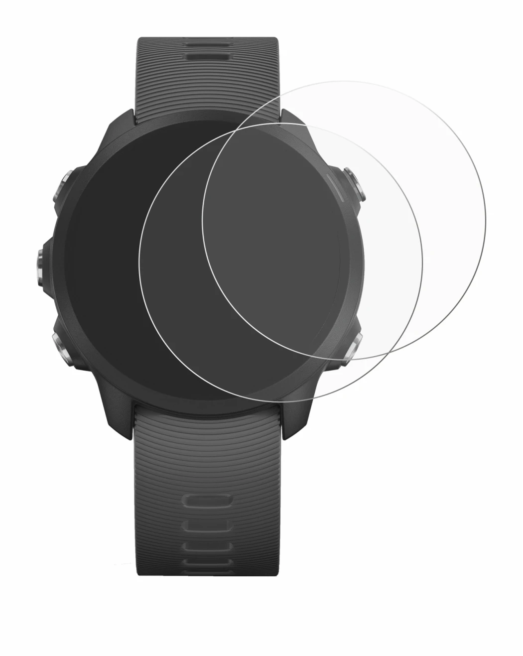 Image of the device Garmin Forerunner 245 Music with a wide variety of screen protectors.