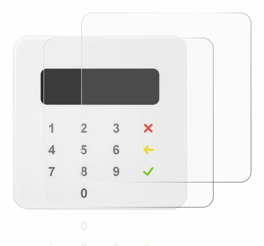 Image of the device SumUp Air with a wide variety of screen protectors.