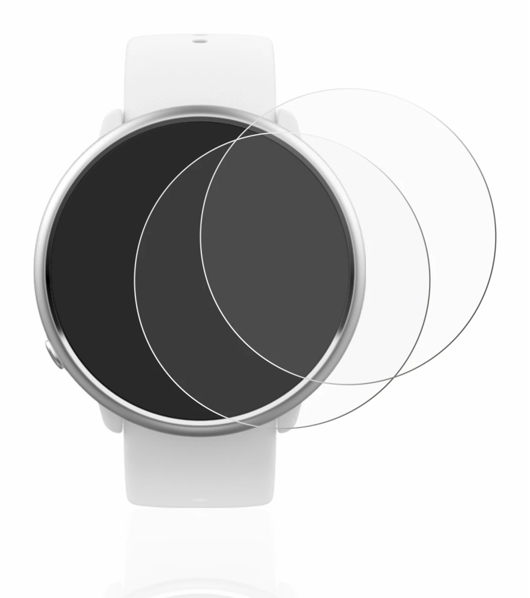 Image of the device Polar Ignite with a wide variety of screen protectors.