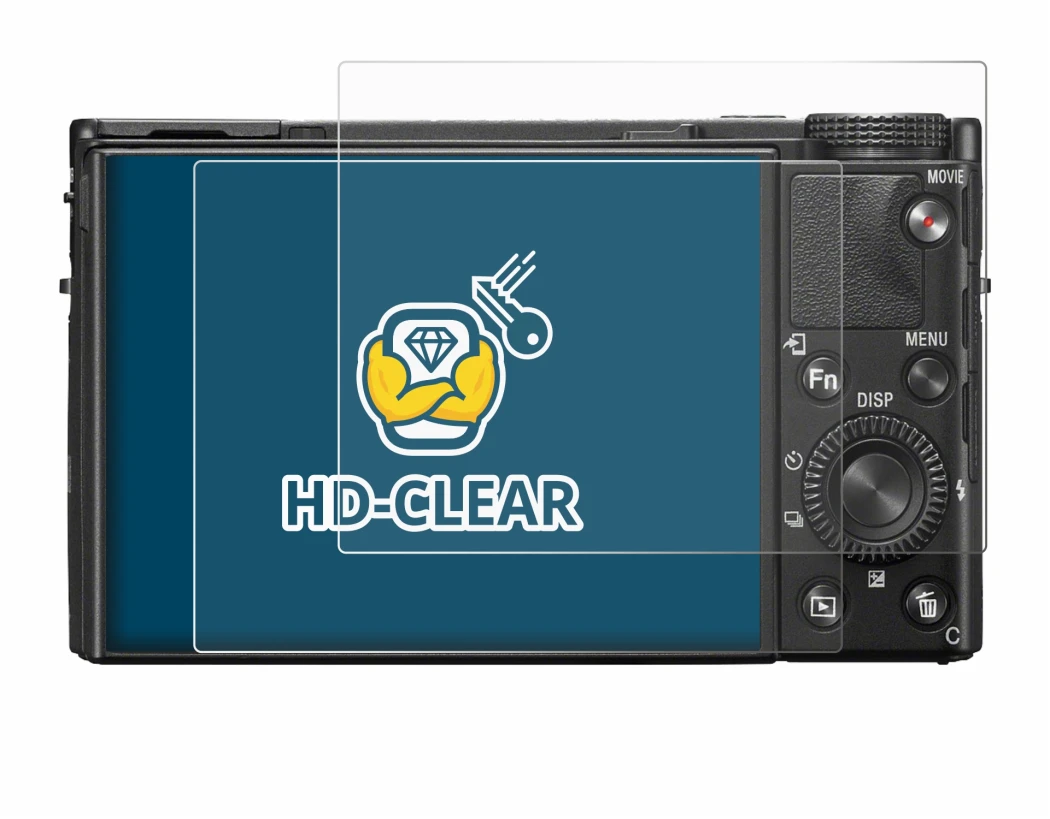 Image of the device Sony Cyber-Shot DSC-RX100 VII with a wide variety of screen protectors.
