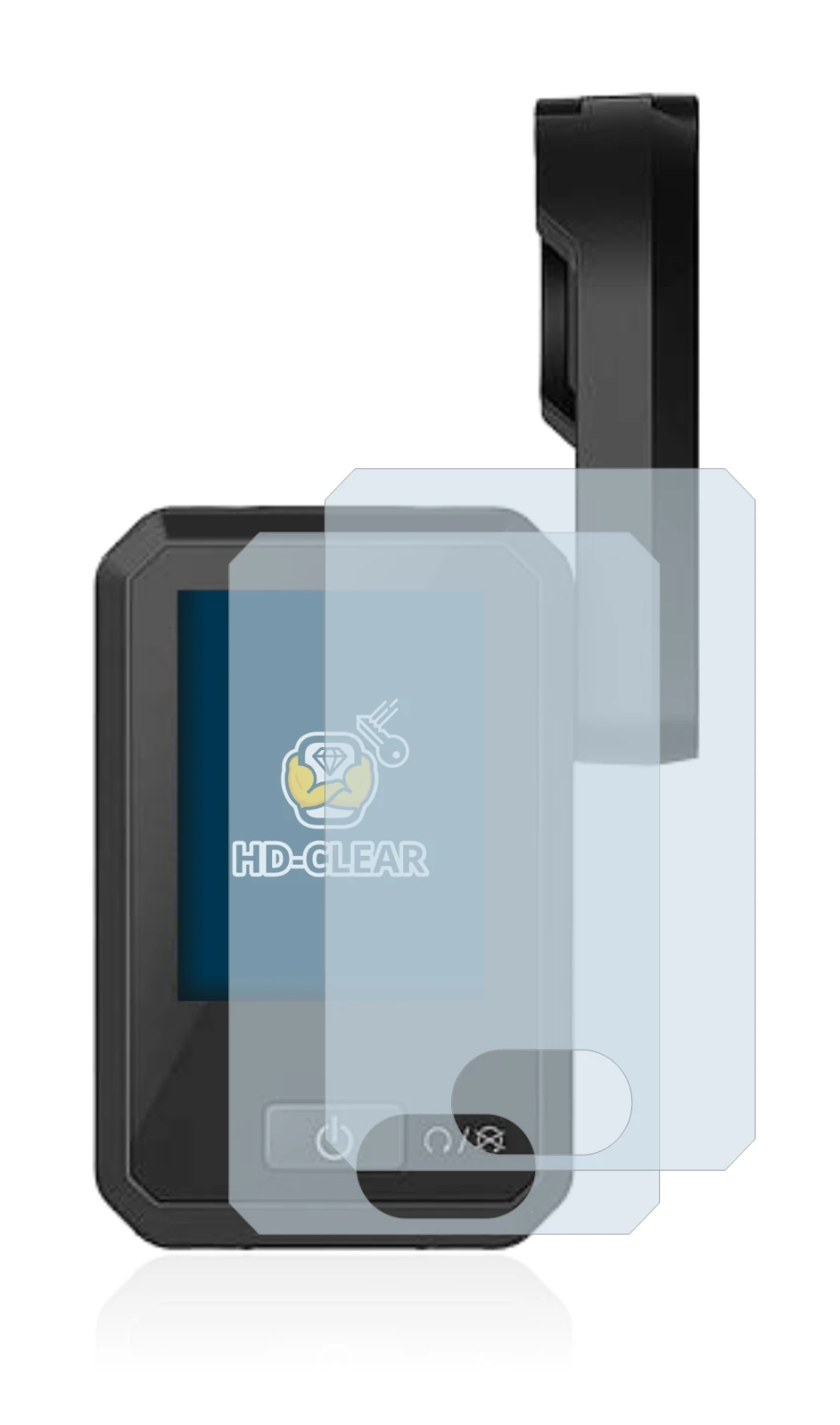 Image of the device Flyer Display D0 with a wide variety of screen protectors.