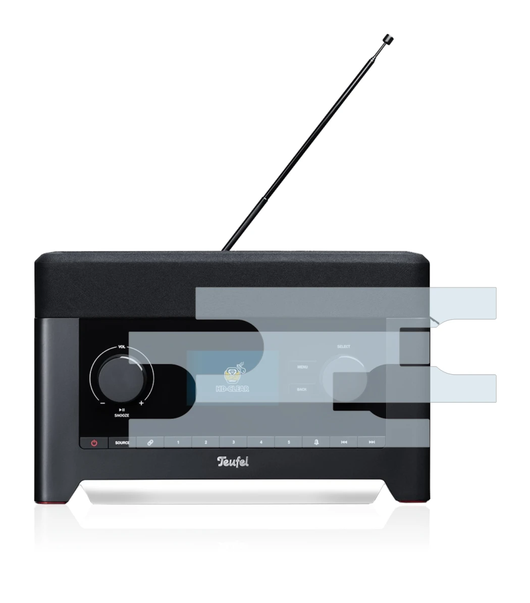 Image of the device Teufel Radio 3sixty with a wide variety of screen protectors.