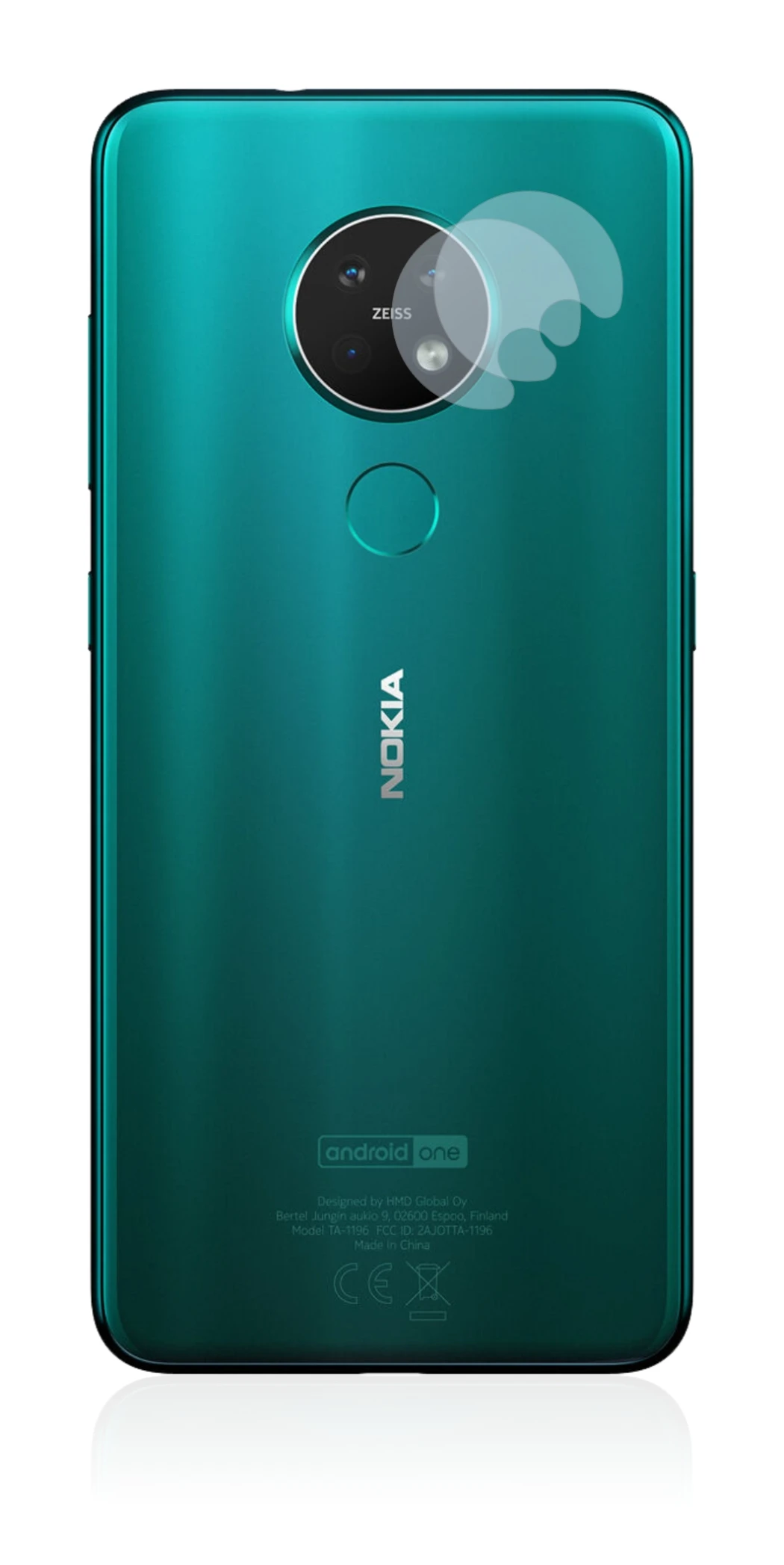 Image of the device Nokia 7.2 (ONLY Camera Lens) with a wide variety of screen protectors.