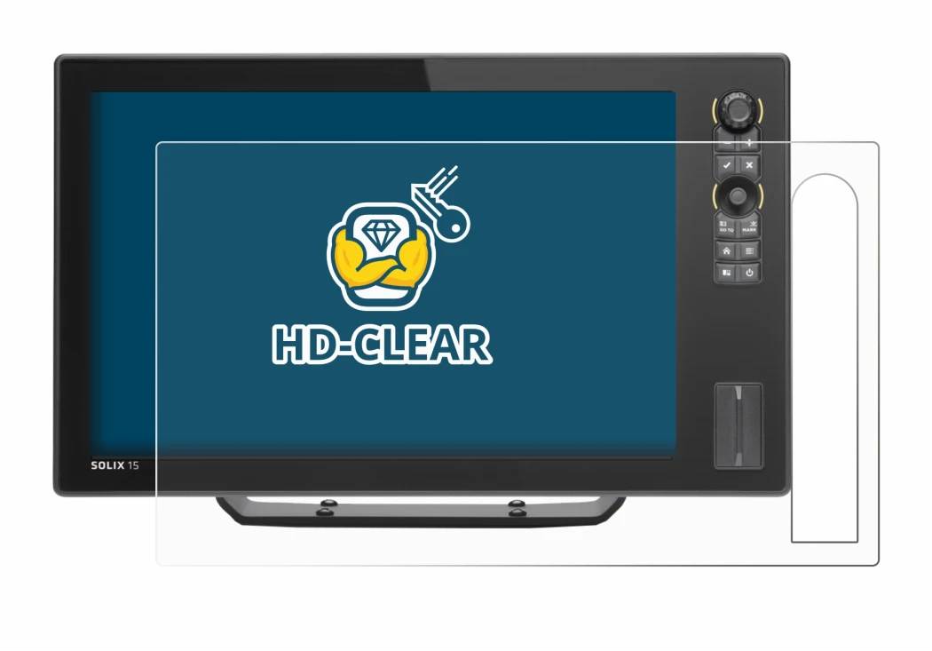 Image of the device Humminbird Solix 12 with a wide variety of screen protectors.