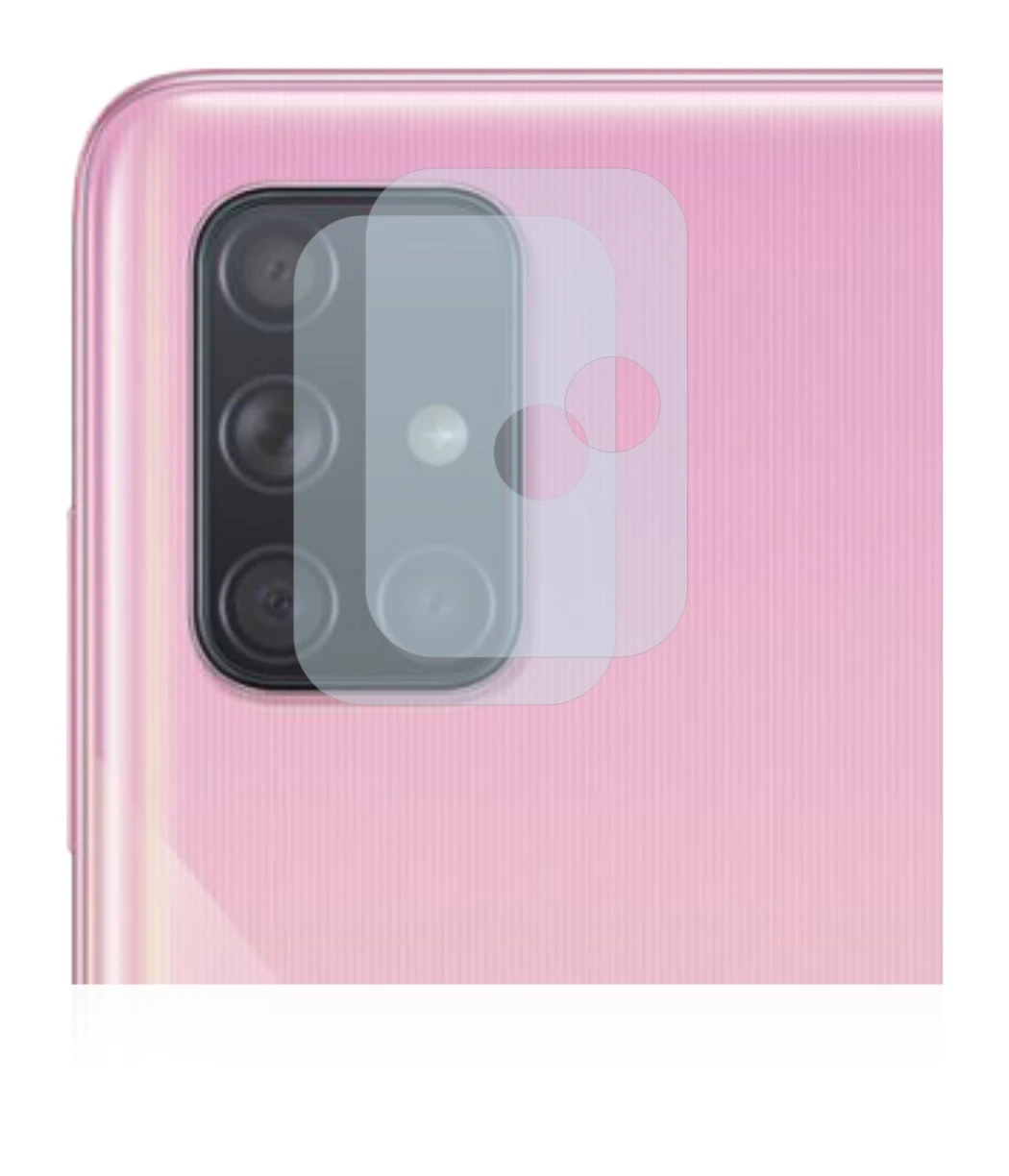 Image of the device Samsung Galaxy A51 (ONLY Camera Lens) with a wide variety of screen protectors.