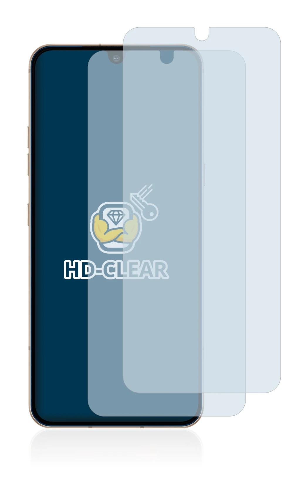 Image of the device LG V60 ThinQ with a wide variety of screen protectors.