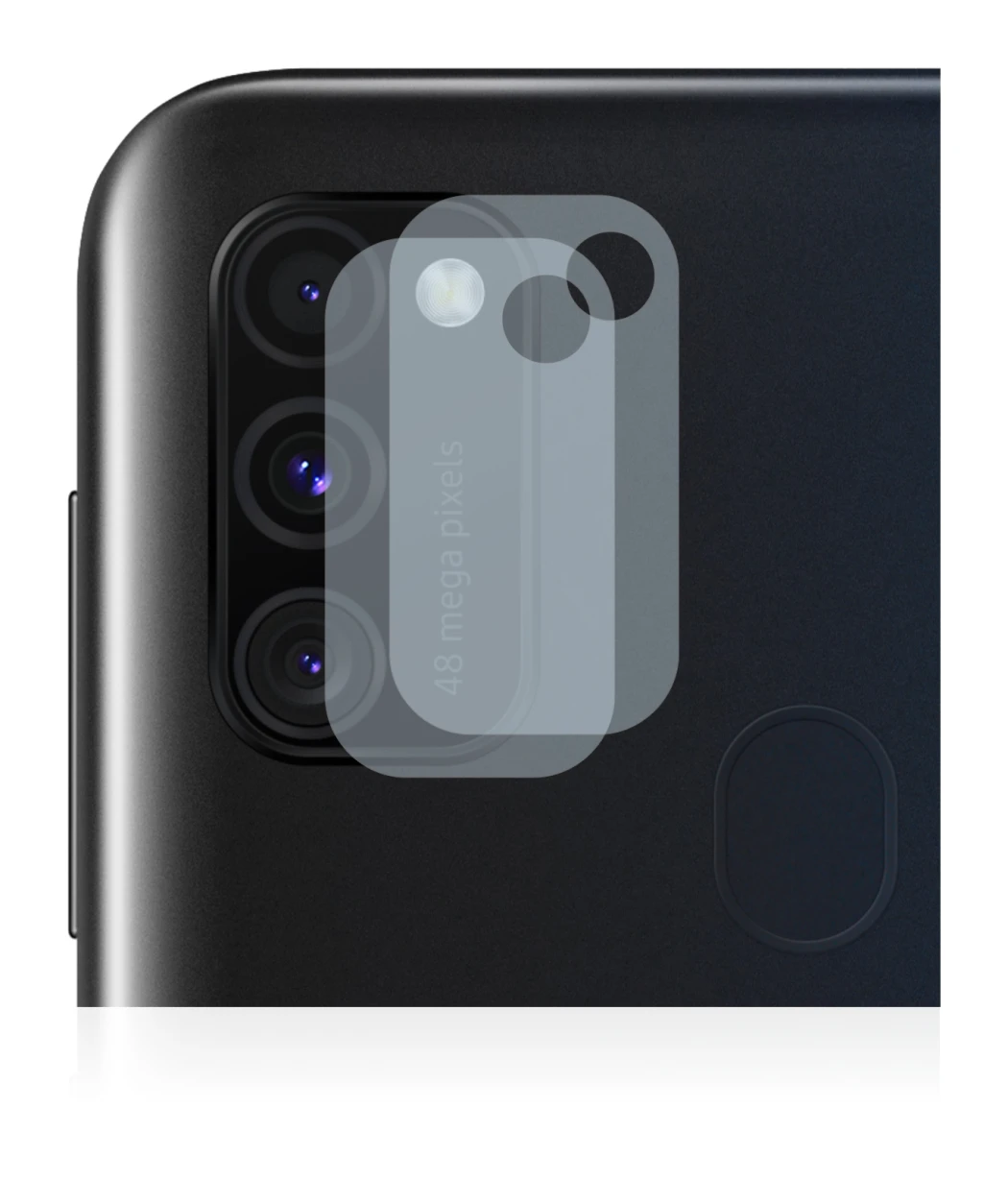 Image of the device Samsung Galaxy M30s (ONLY Camera Lens) with a wide variety of screen protectors.