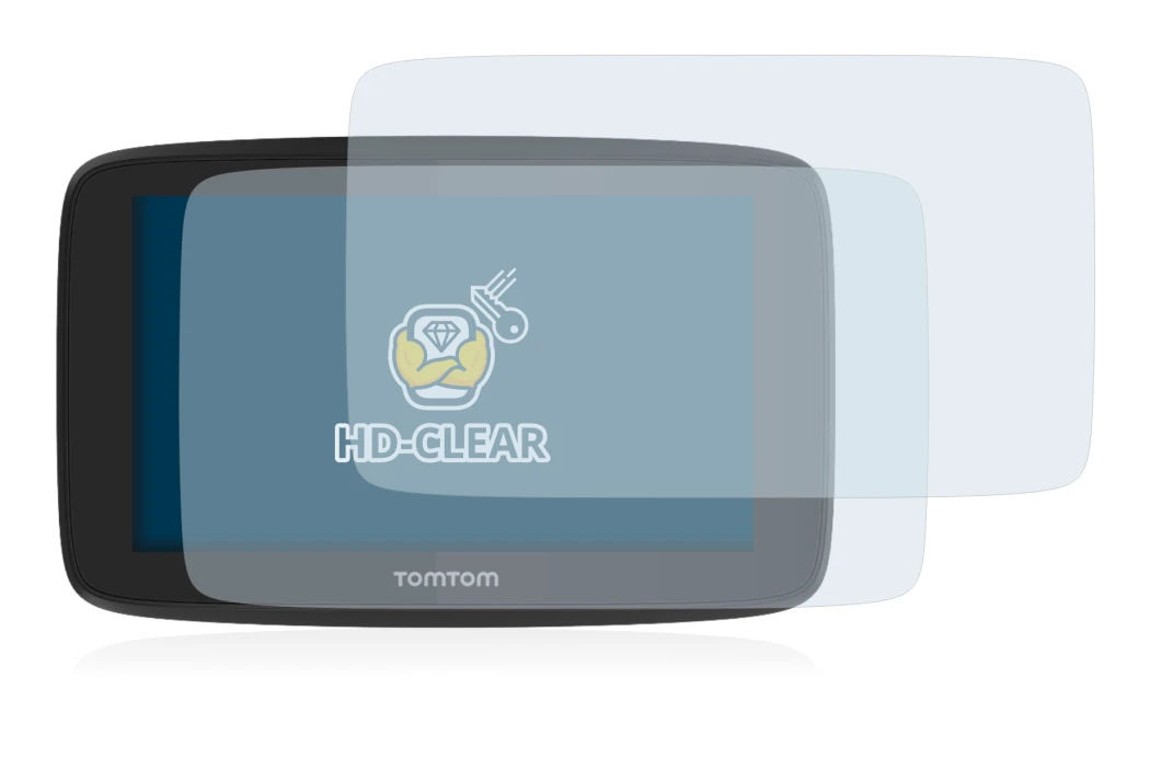 Image of the device TomTom Go Professional 520 with a wide variety of screen protectors.