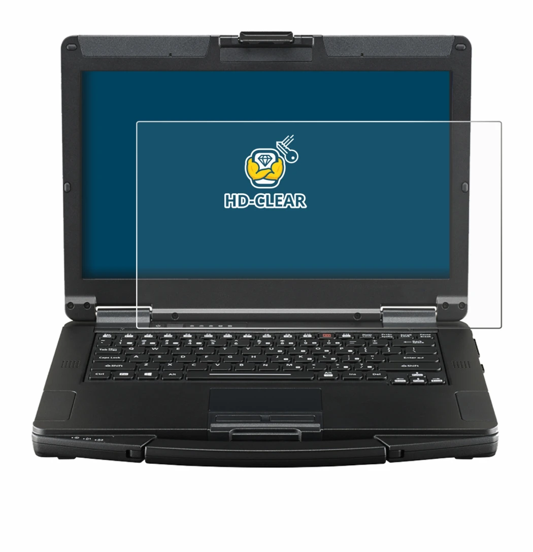 Image of the device Panasonic Toughbook FZ-55 Touch with a wide variety of screen protectors.