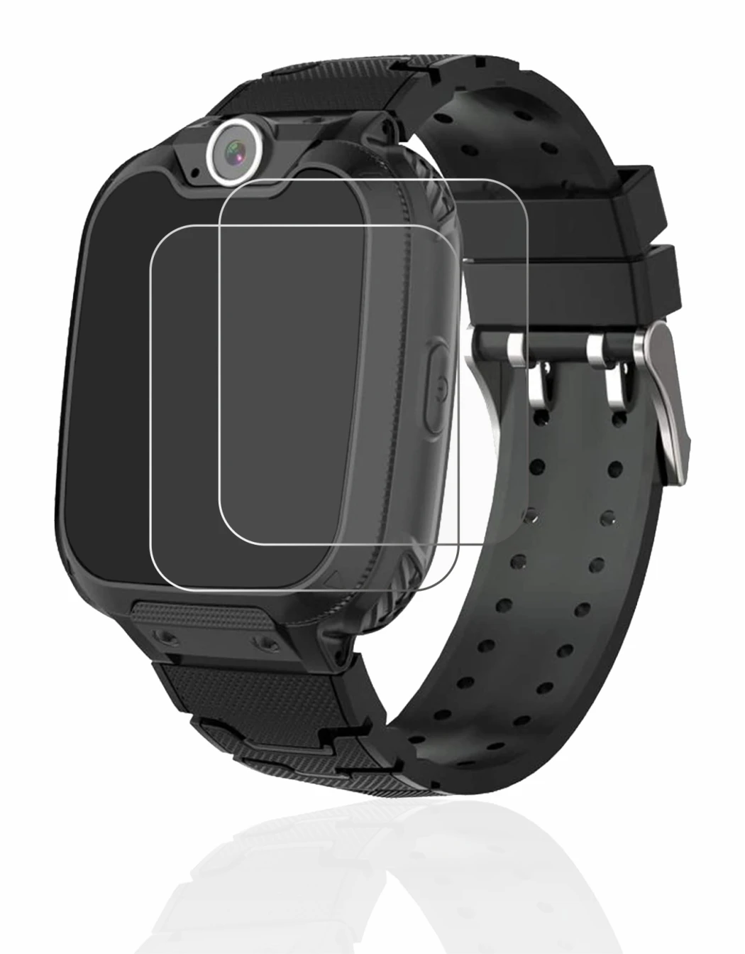 Image of the device Pthtechus G-612 with a wide variety of screen protectors.