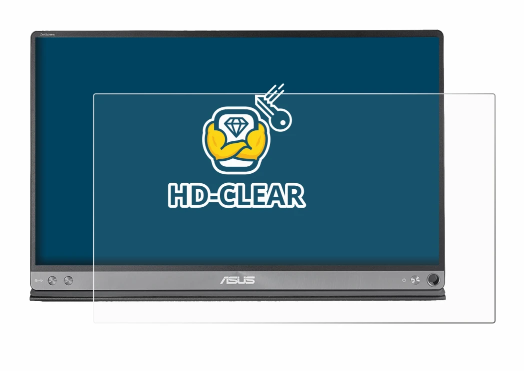 Image of the device ASUS ZenScreen MB16AC with a wide variety of screen protectors.