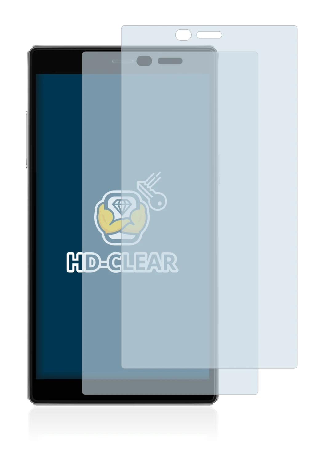 Image of the device GlocalMe G4 Pro with a wide variety of screen protectors.