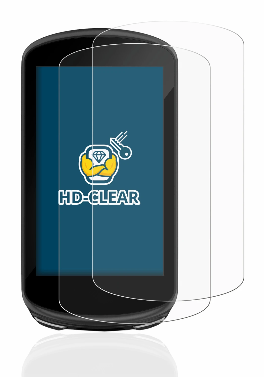 Image of the device Garmin Edge 1030 Plus with a wide variety of screen protectors.