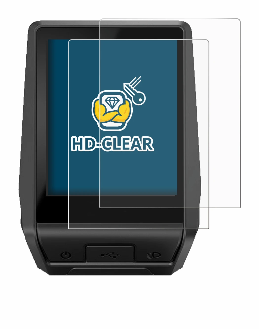 Image of the device Bosch Nyon 2020 with a wide variety of screen protectors.