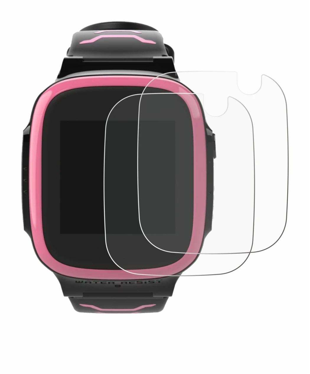 Image of the device Xplora X5 Play with a wide variety of screen protectors.