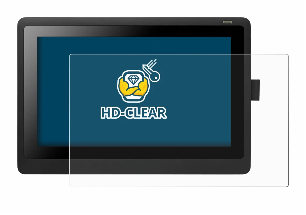 Image of the device Wacom Cintiq 16 with a wide variety of screen protectors.