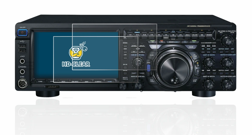 Image of the device Yaesu FT-DX101D with a wide variety of screen protectors.