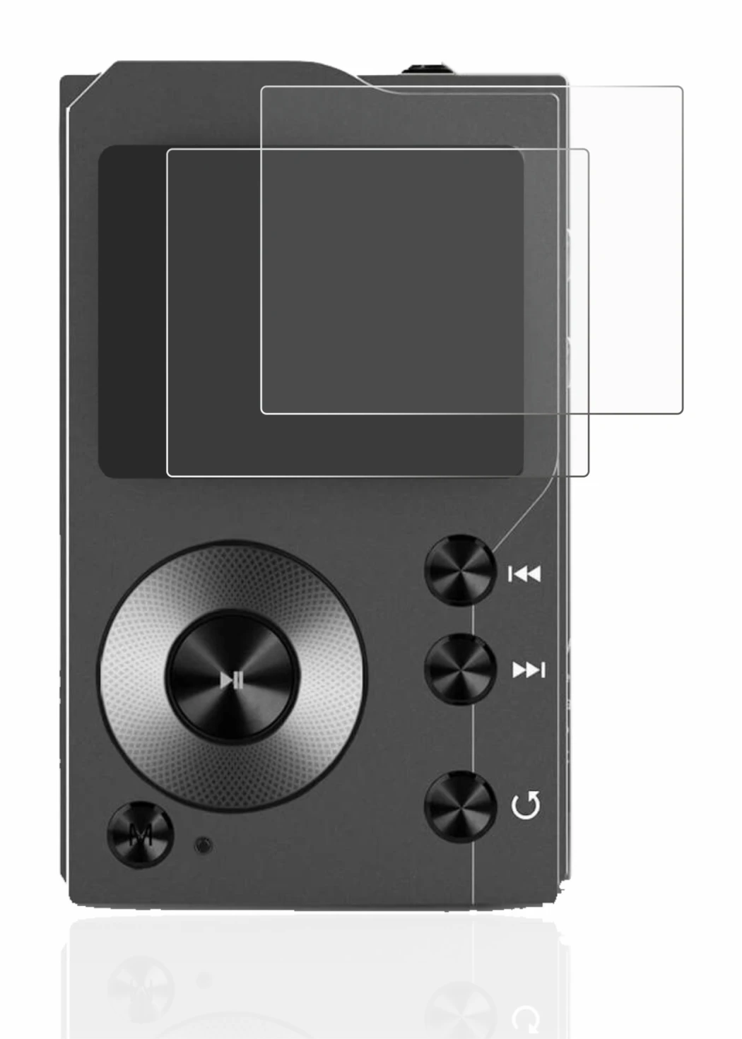 Image of the device Surfans F20 with a wide variety of screen protectors.