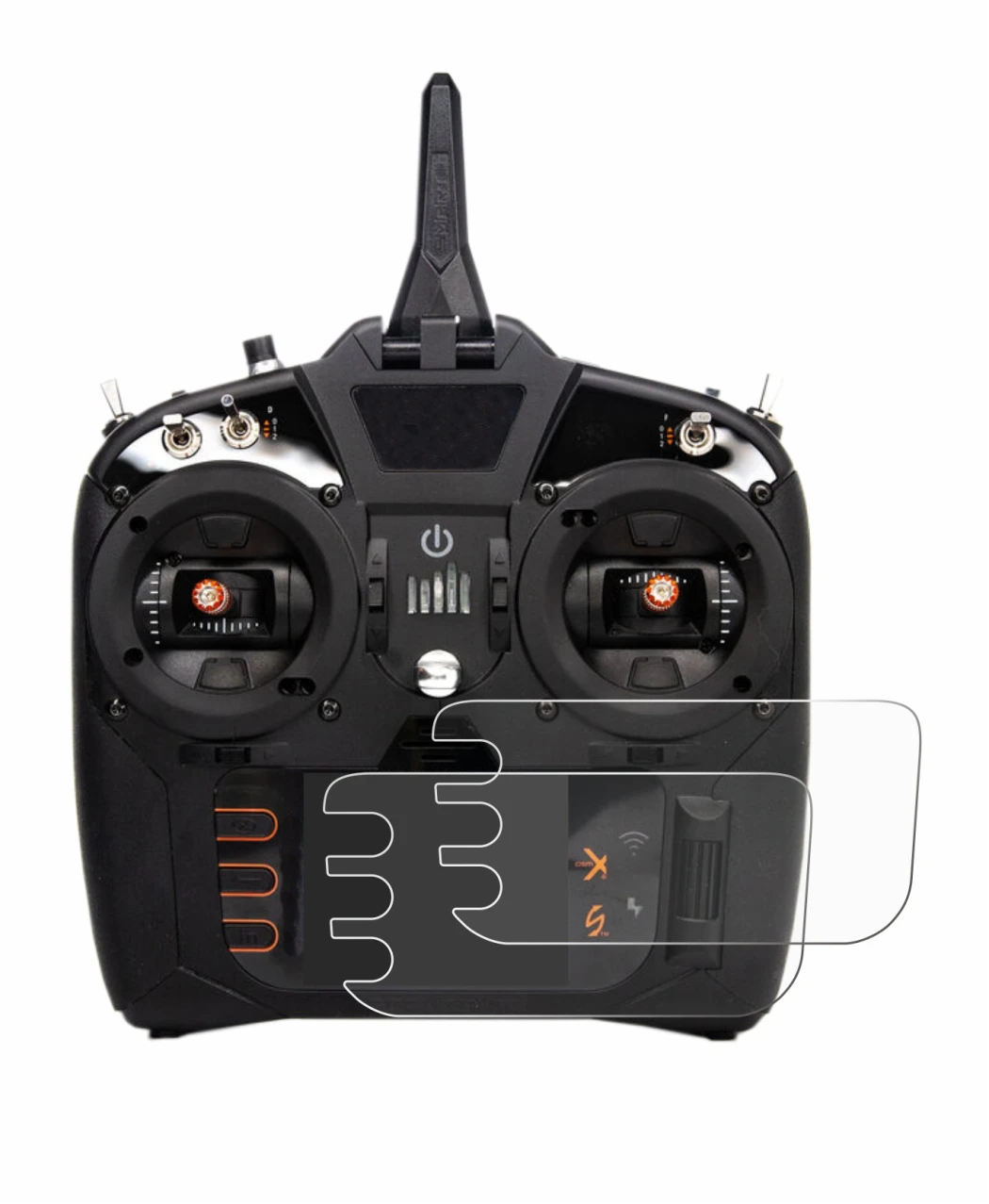 Image of the device Spektrum NX8 with a wide variety of screen protectors.