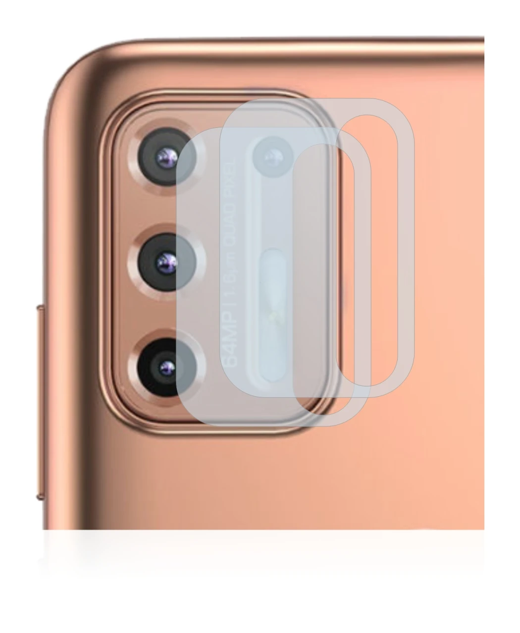 Image of the device Motorola Moto G9 Plus (ONLY Camera Lens) with a wide variety of screen protectors.