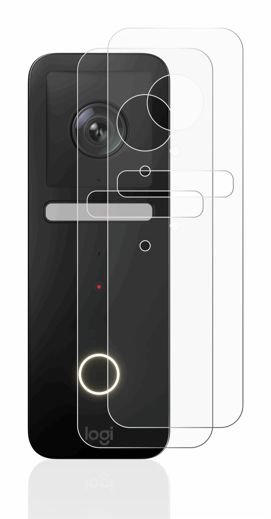 Image of the device Logitech Circle View Doorbell with a wide variety of screen protectors.