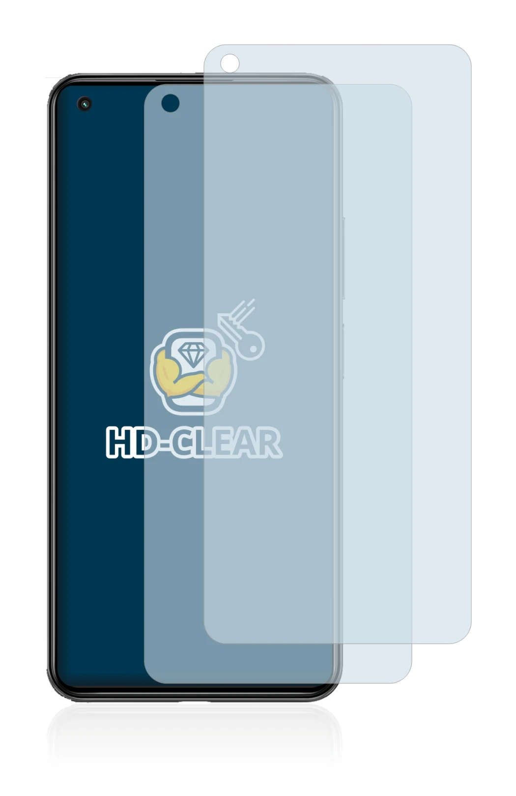 Image of the device Xiaomi Mi 11 Lite with a wide variety of screen protectors.