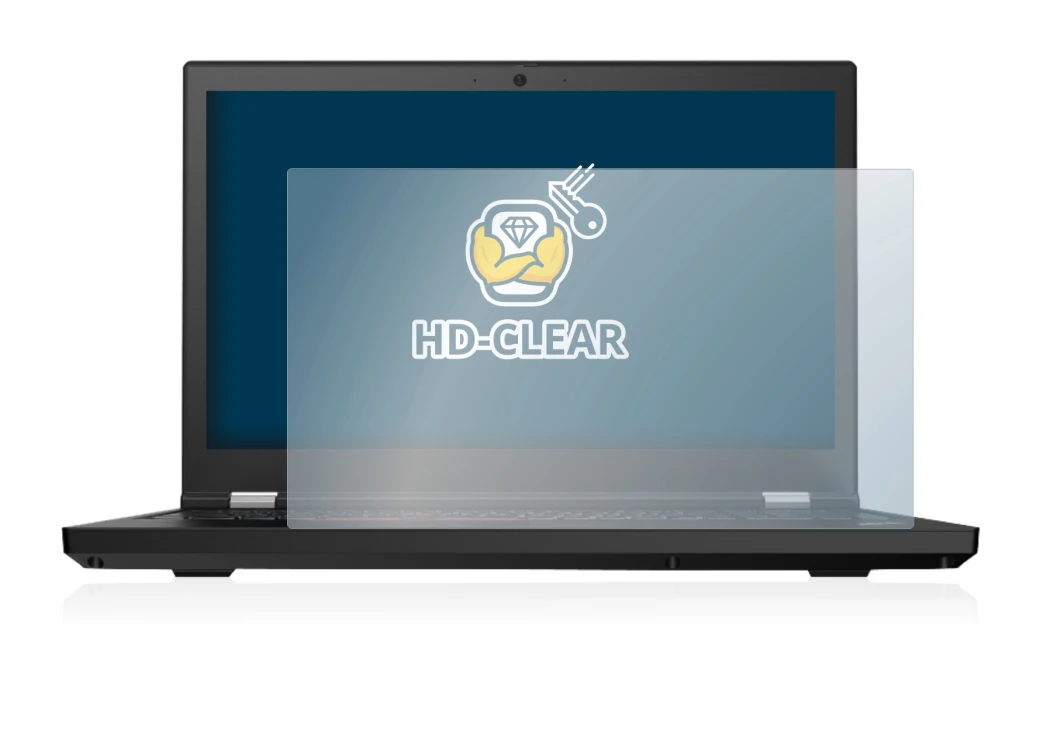 Image of the device Lenovo ThinkPad P15 with a wide variety of screen protectors.