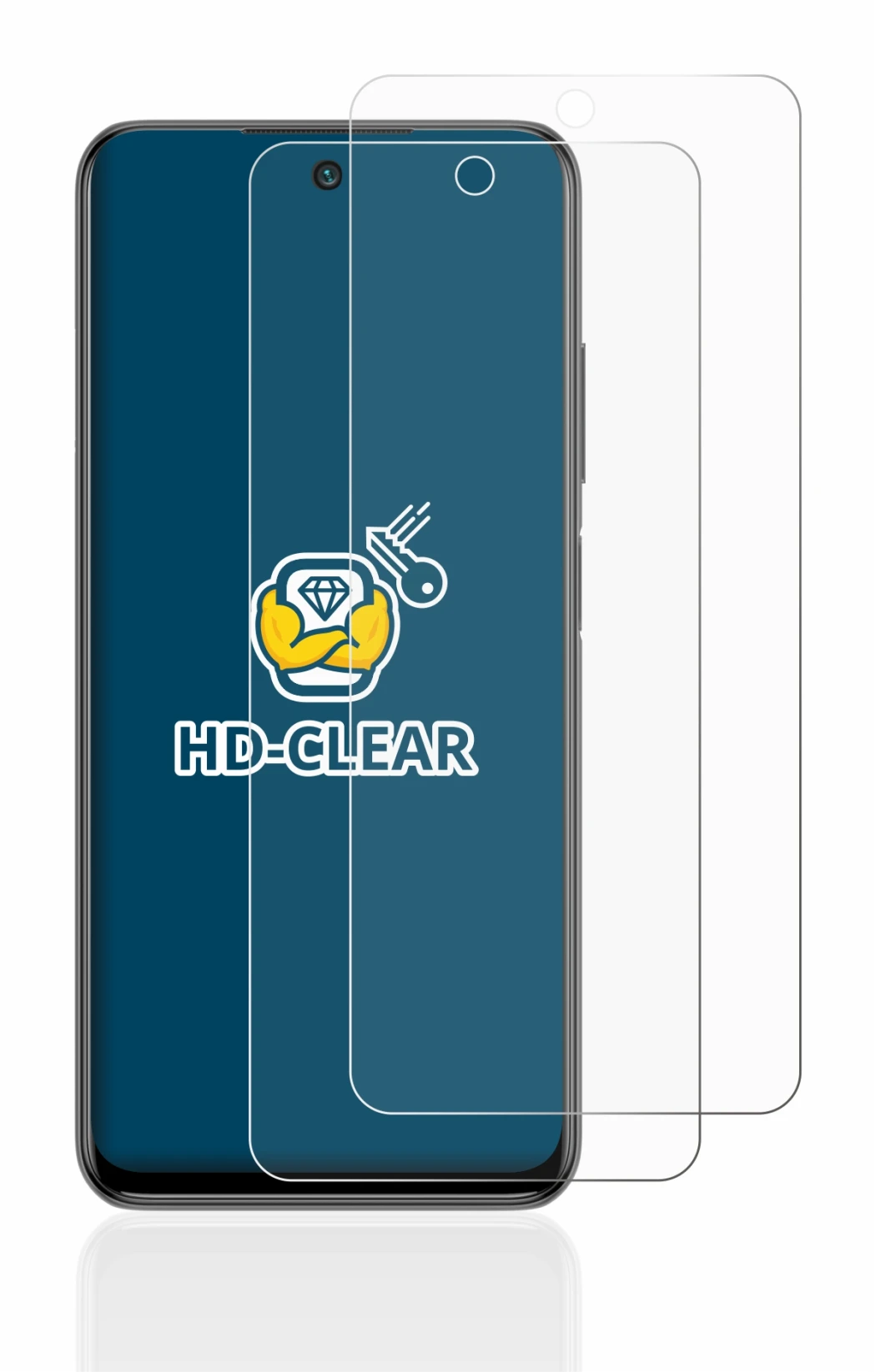 Image of the device Xiaomi Redmi Note 10 5G with a wide variety of screen protectors.