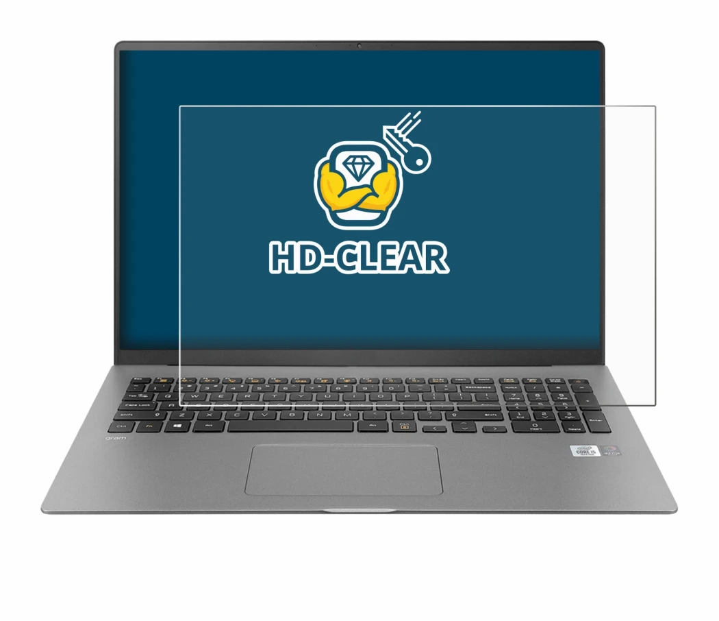 Image of the device LG gram 17'' 2021 with a wide variety of screen protectors.