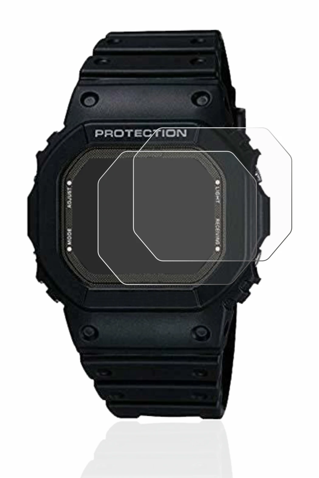 Image of the device Casio G-Shock GW-5000-1JF with a wide variety of screen protectors.