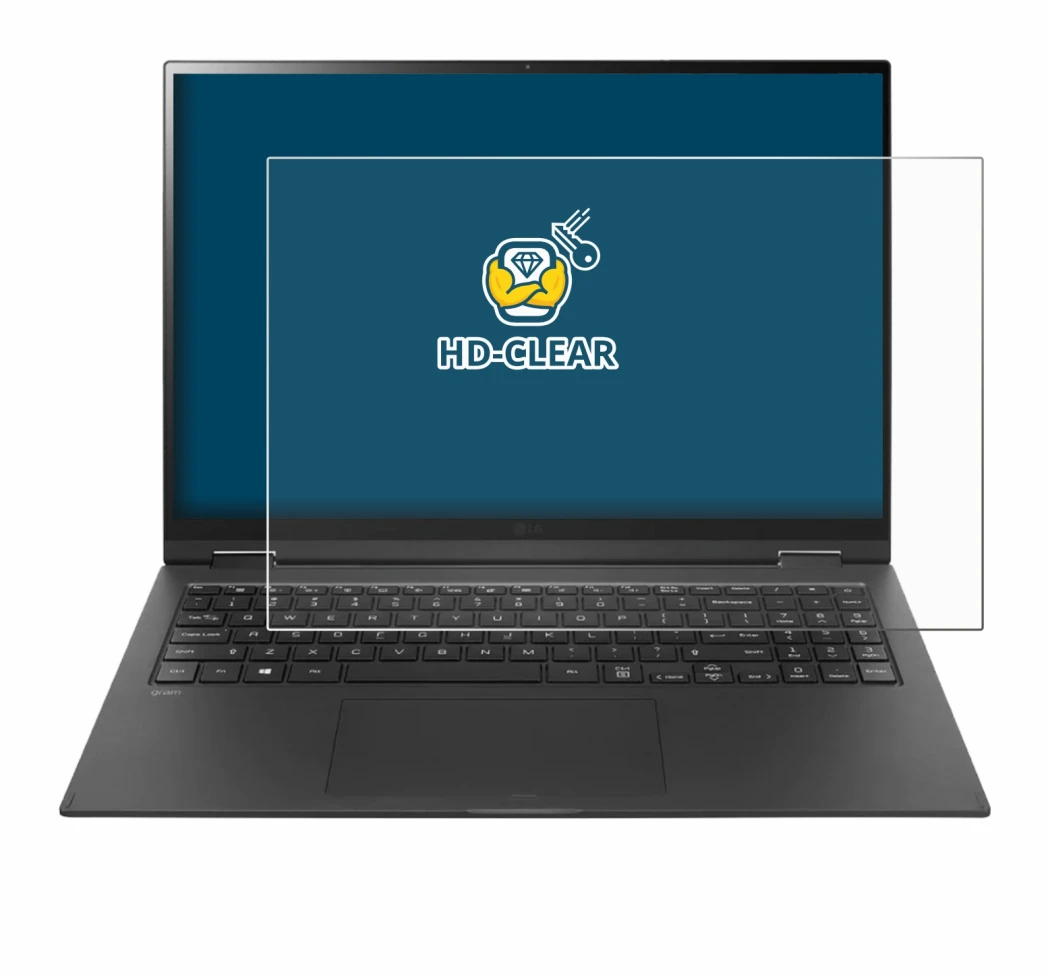 Image of the device LG gram 16'' 2-in-1 Touch with a wide variety of screen protectors.