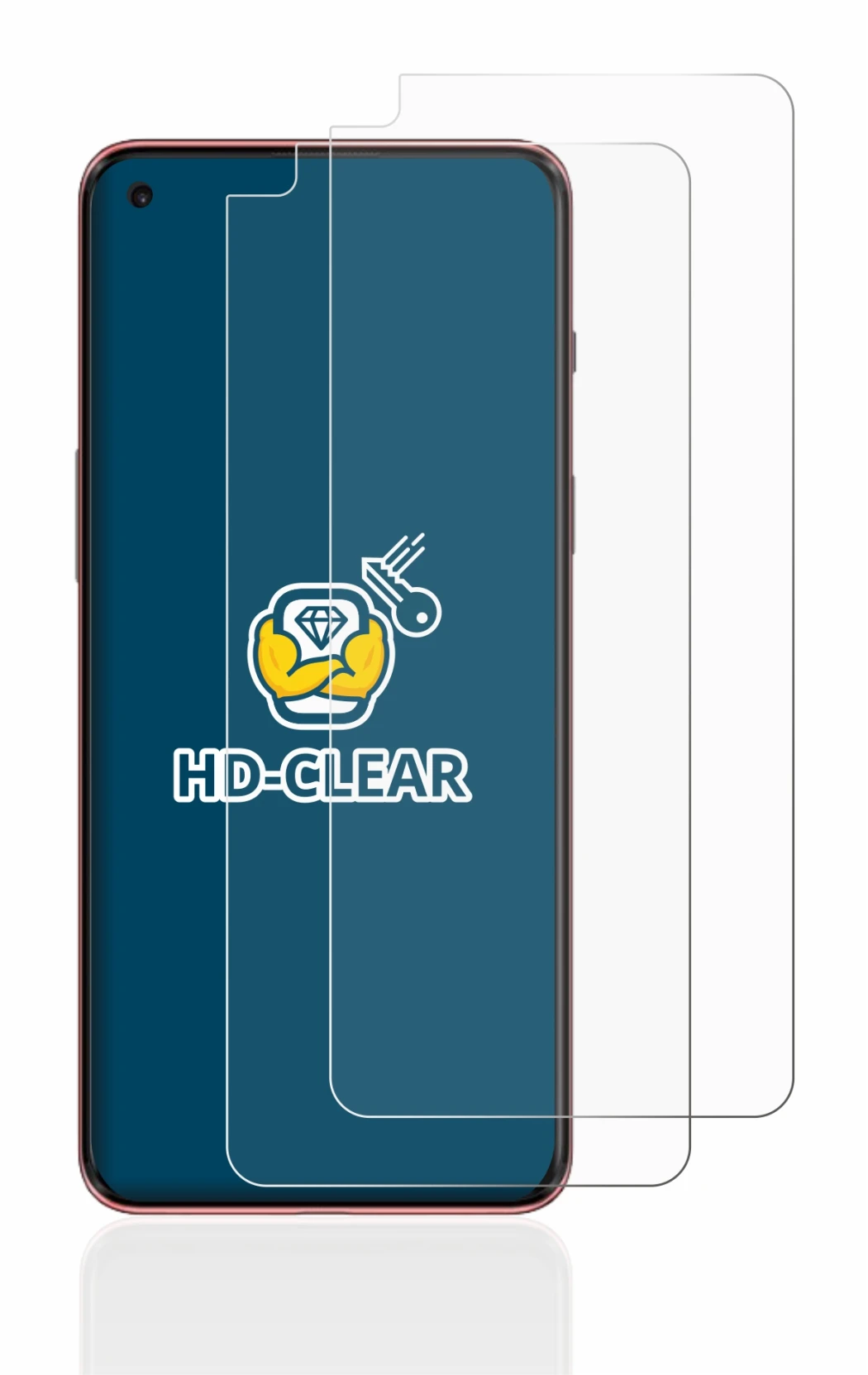 Image of the device OnePlus Nord 2 5G with a wide variety of screen protectors.
