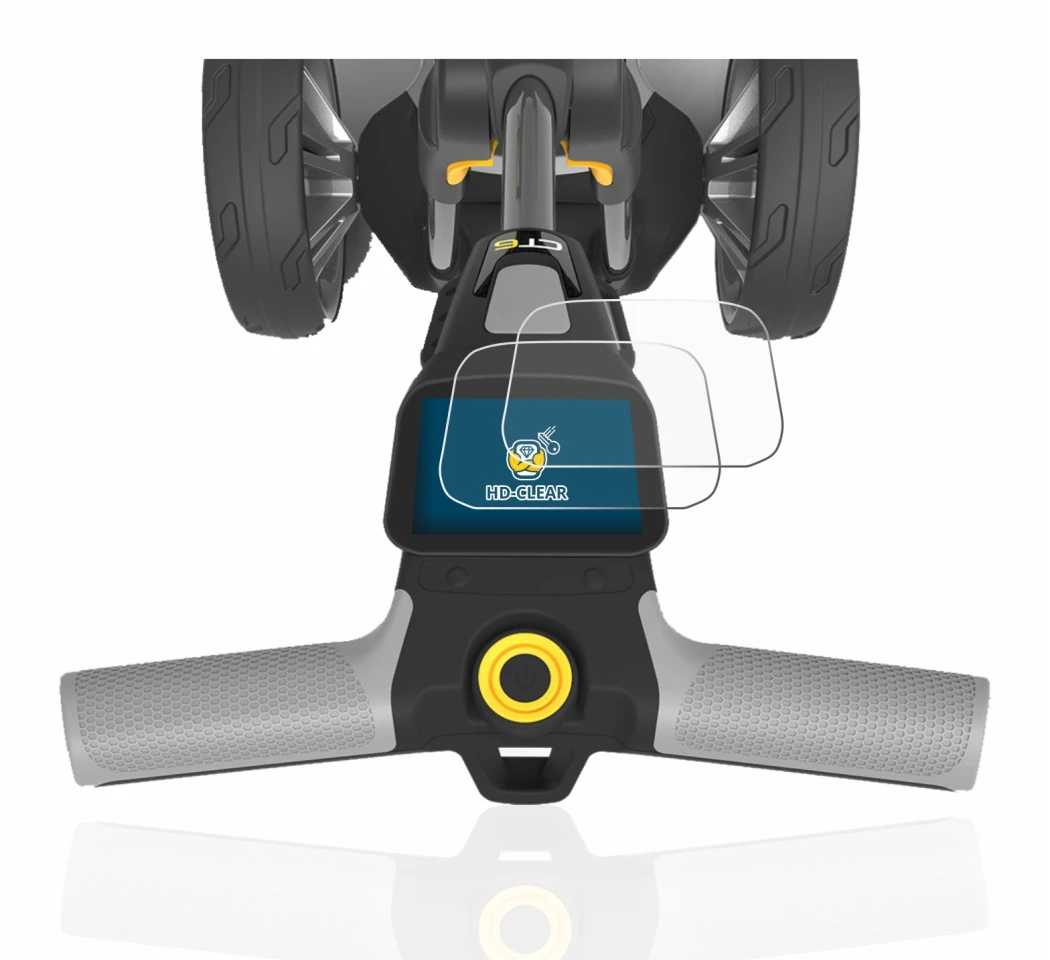 Image of the device PowaKaddy CT6 with a wide variety of screen protectors.