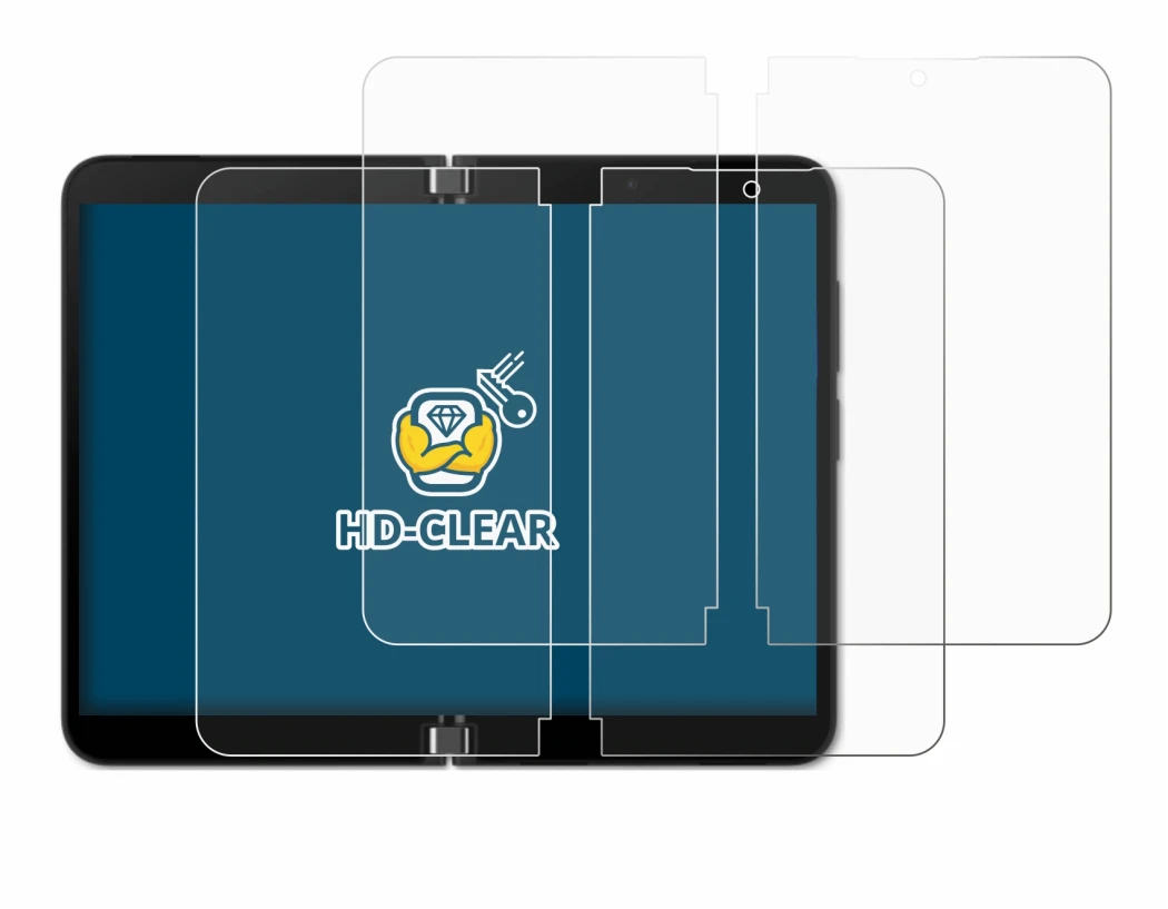 Image of the device Microsoft Surface Duo 2 (Inner display) with a wide variety of screen protectors.