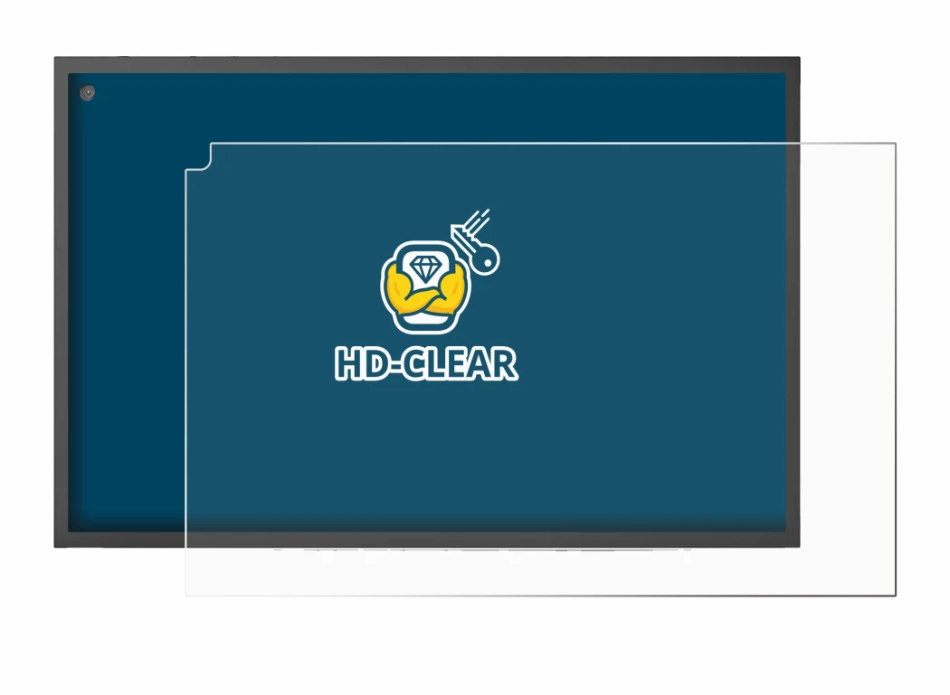 Image of the device Amazon Echo Show 15 with a wide variety of screen protectors.