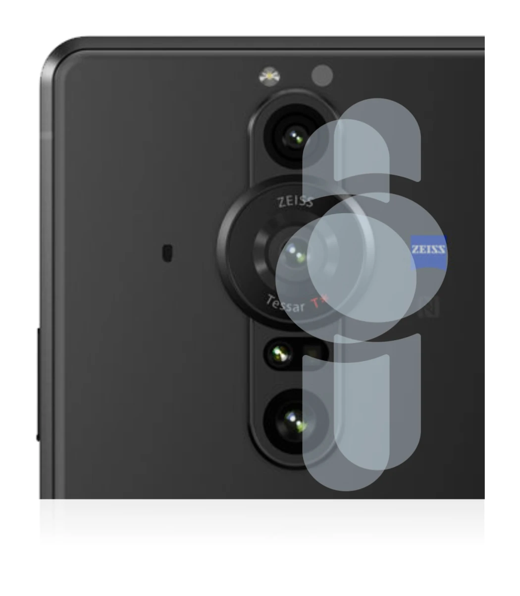 Image of the device Sony Xperia Pro-I (ONLY Camera Lens) with a wide variety of screen protectors.