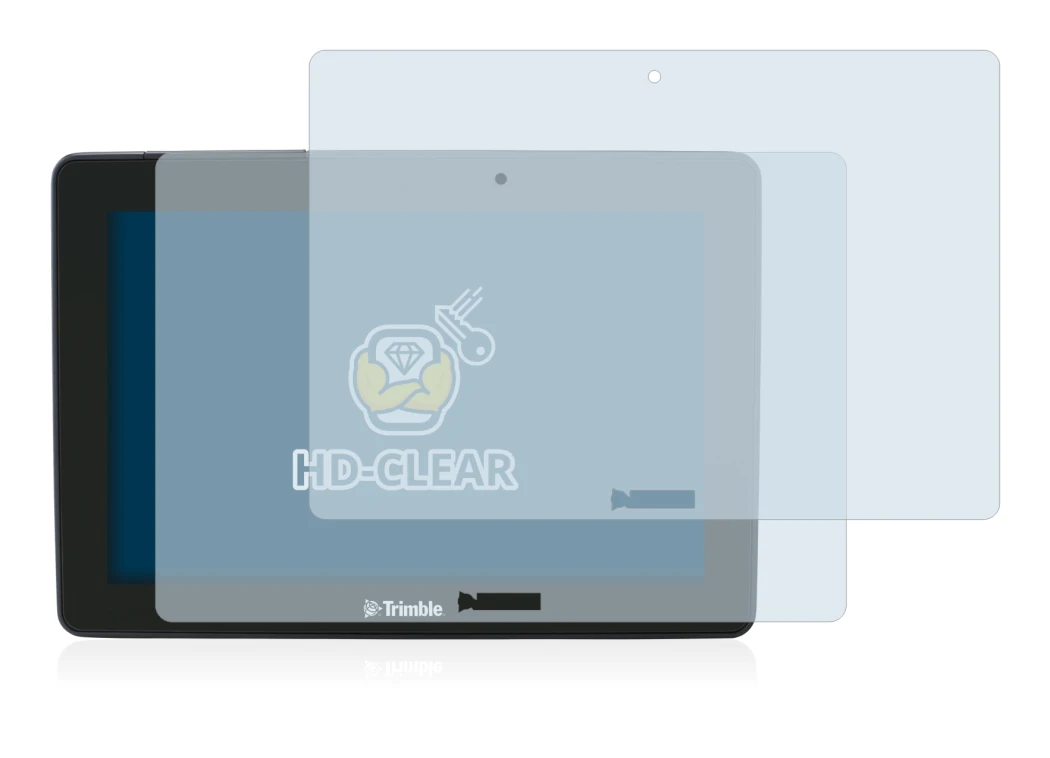 Image of the device Trimble GFX-750 with a wide variety of screen protectors.