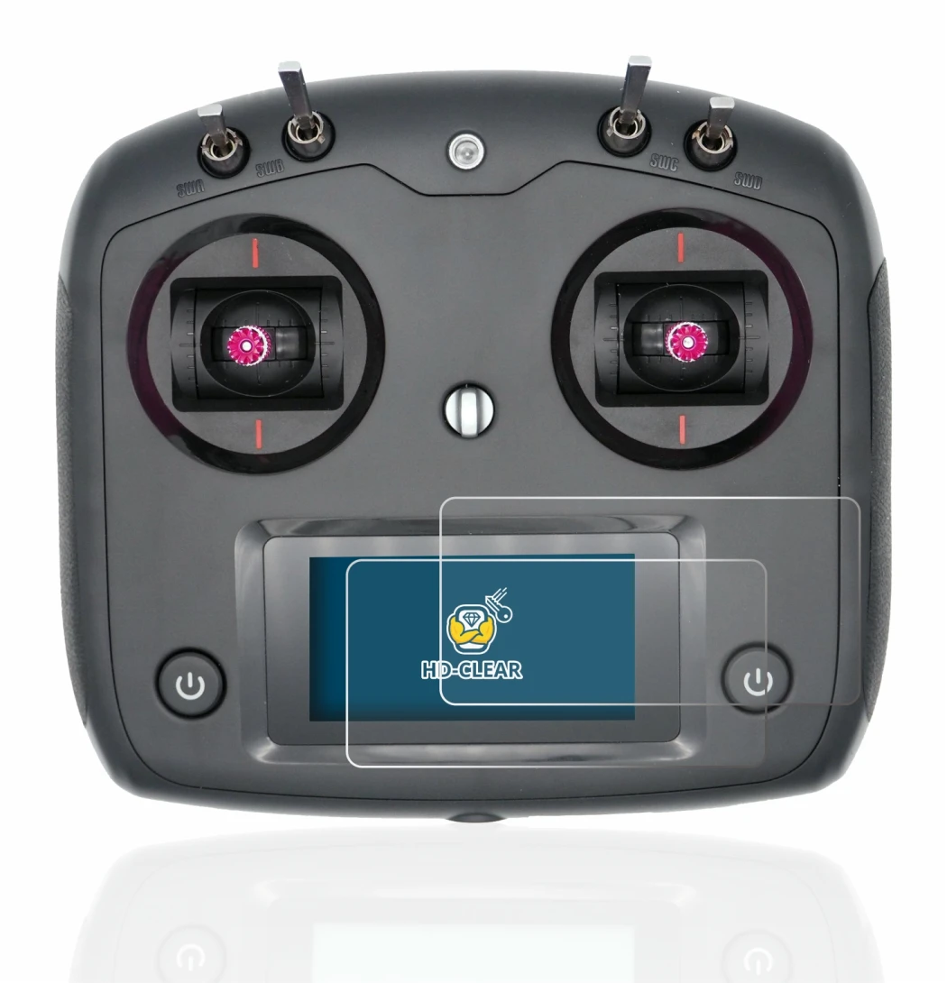 Image of the device FlySky FS-i6S with a wide variety of screen protectors.