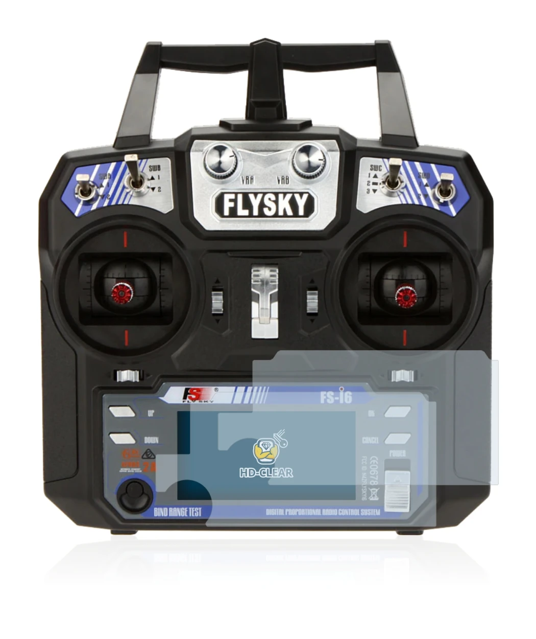 Image of the device FlySky FS-i6 with a wide variety of screen protectors.