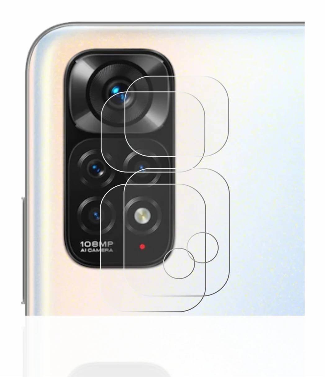 Image of the device Xiaomi Redmi Note 11S (ONLY Camera Lens) with a wide variety of screen protectors.