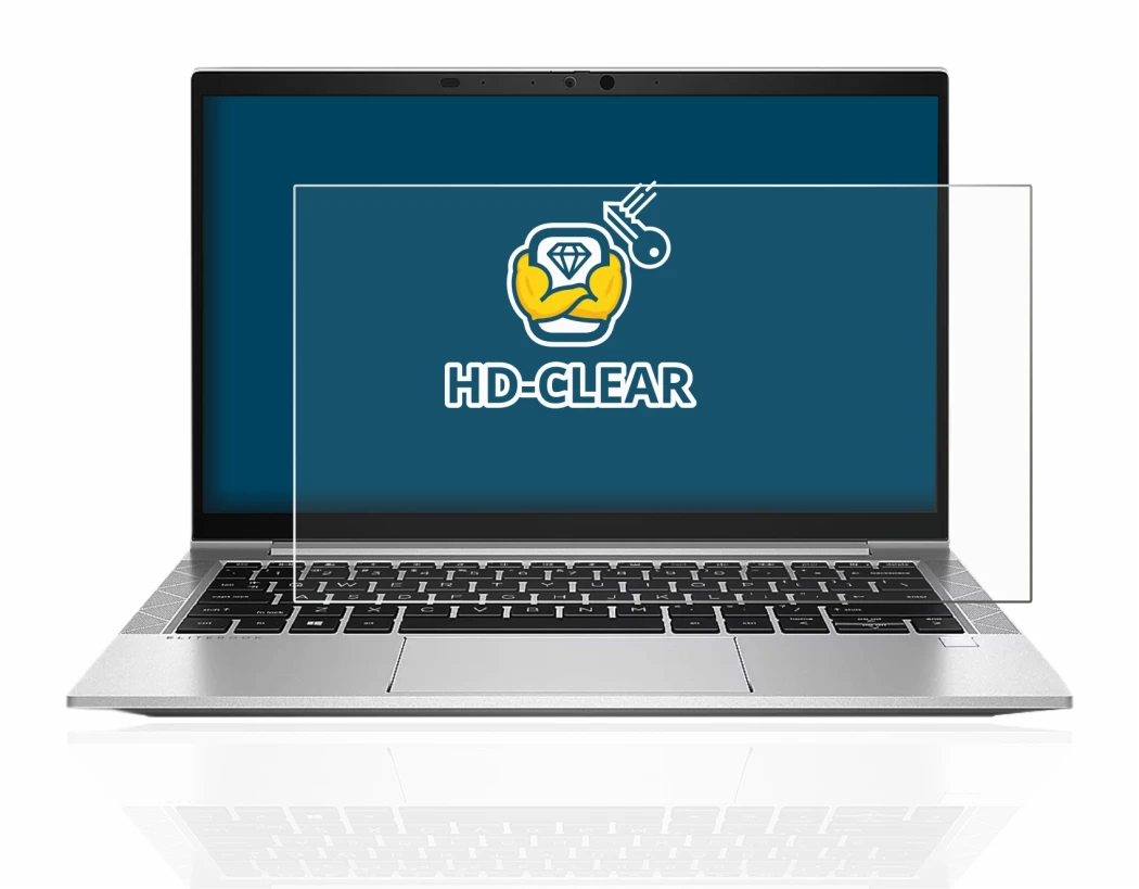 Image of the device HP EliteBook 830 G8 with a wide variety of screen protectors.