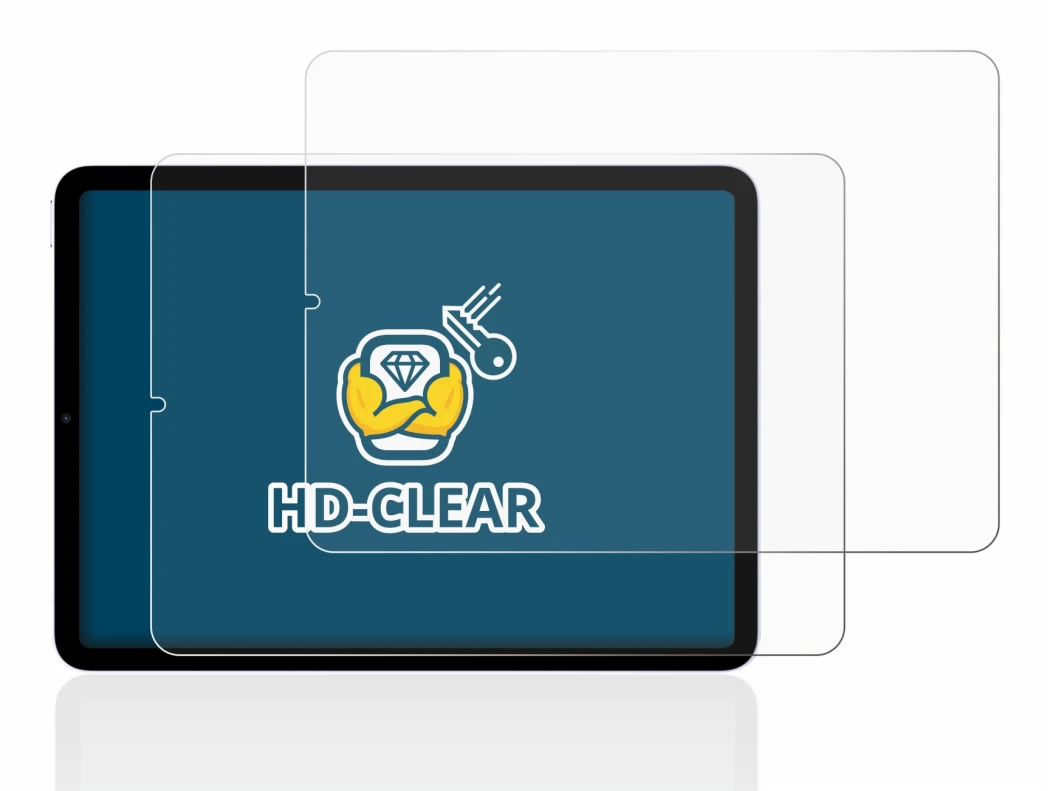 Image of the device Apple iPad Air 5 2022 (5th. Gen.) with a wide variety of screen protectors.