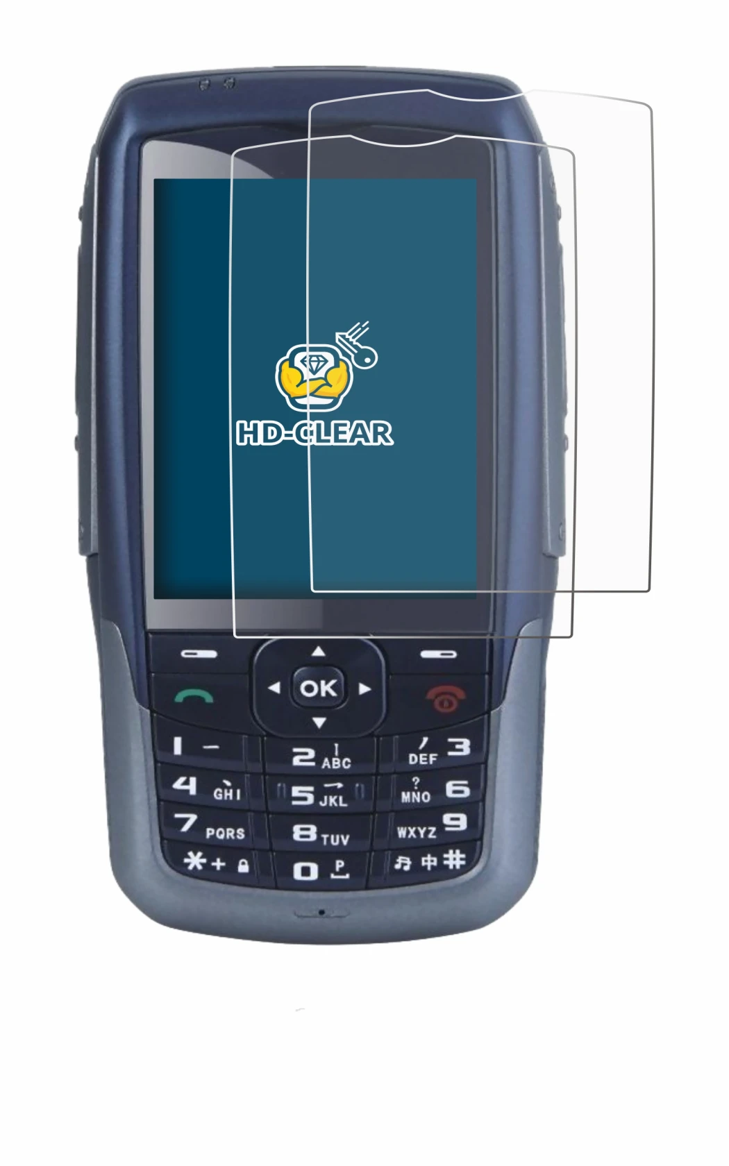 Image of the device Malux SED GPH-610R with a wide variety of screen protectors.