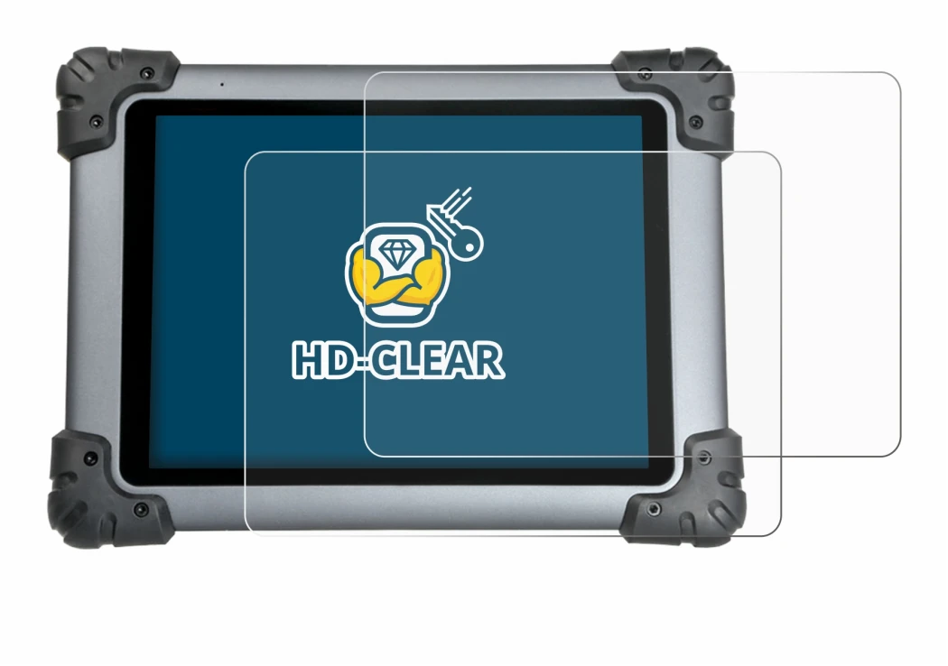 Image of the device Autel MaxiSys MS908S with a wide variety of screen protectors.