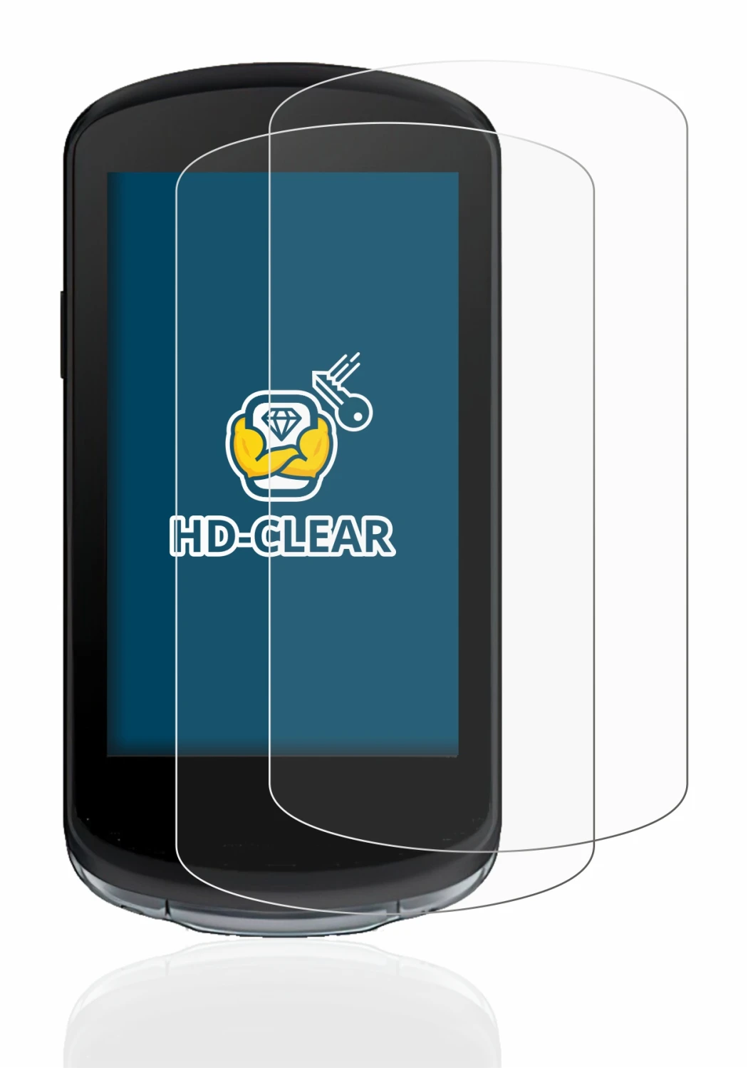 Image of the device Garmin Edge 1040 with a wide variety of screen protectors.