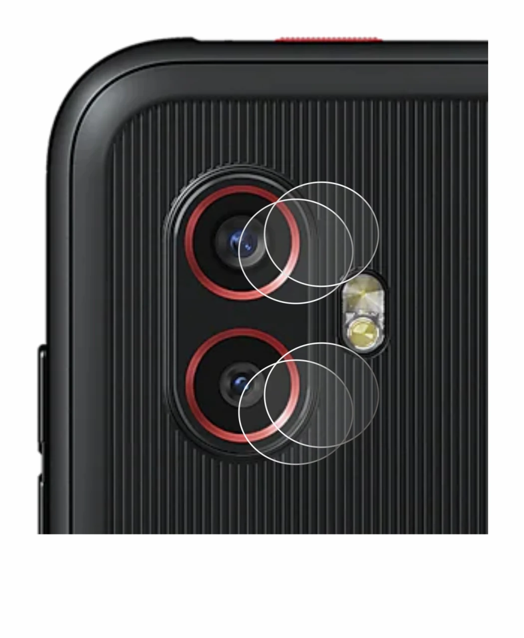 Image of the device Samsung Galaxy Xcover 6 Pro (ONLY Camera Lens) with a wide variety of screen protectors.