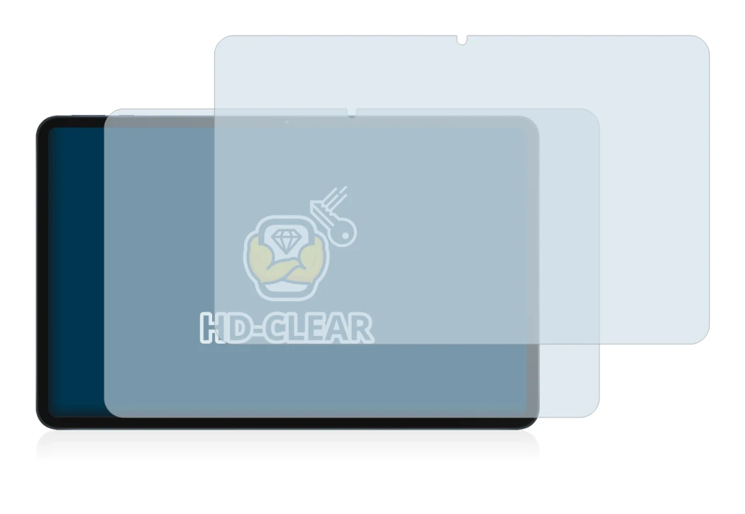Image of the device Honor Pad 8 with a wide variety of screen protectors.