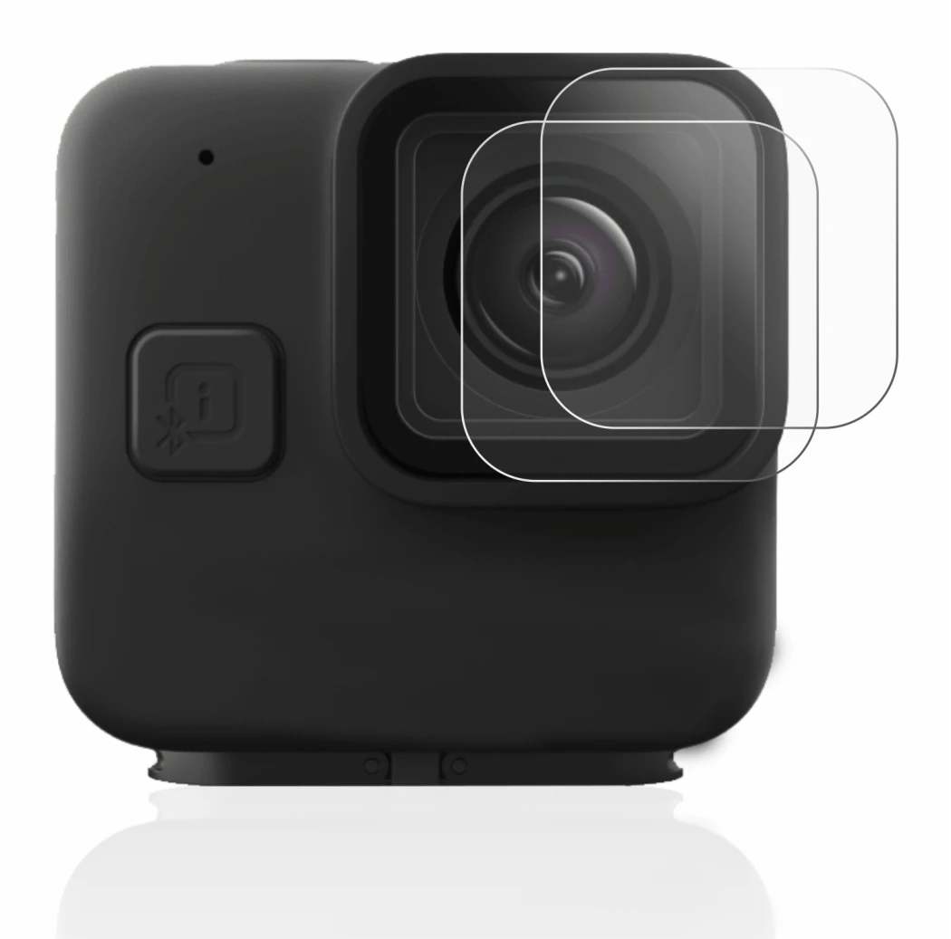 Image of the device GoPro Hero 11 mini Lens (housing) with a wide variety of screen protectors.