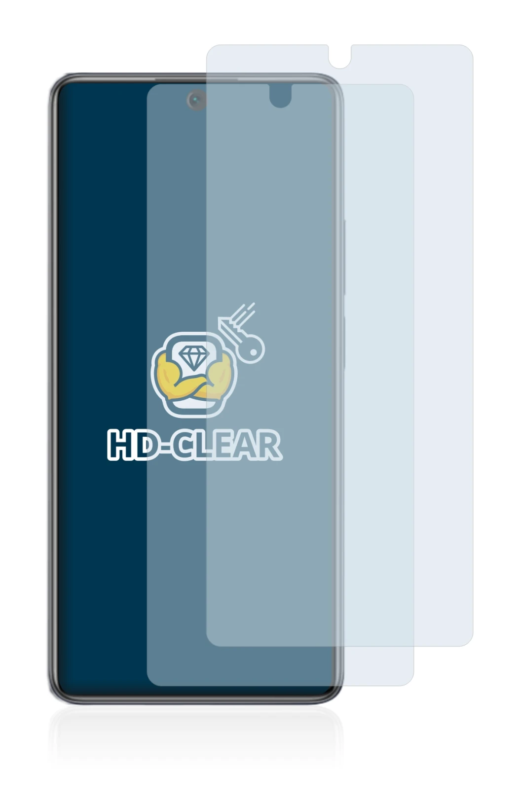 Image of the device Xiaomi 12T with a wide variety of screen protectors.