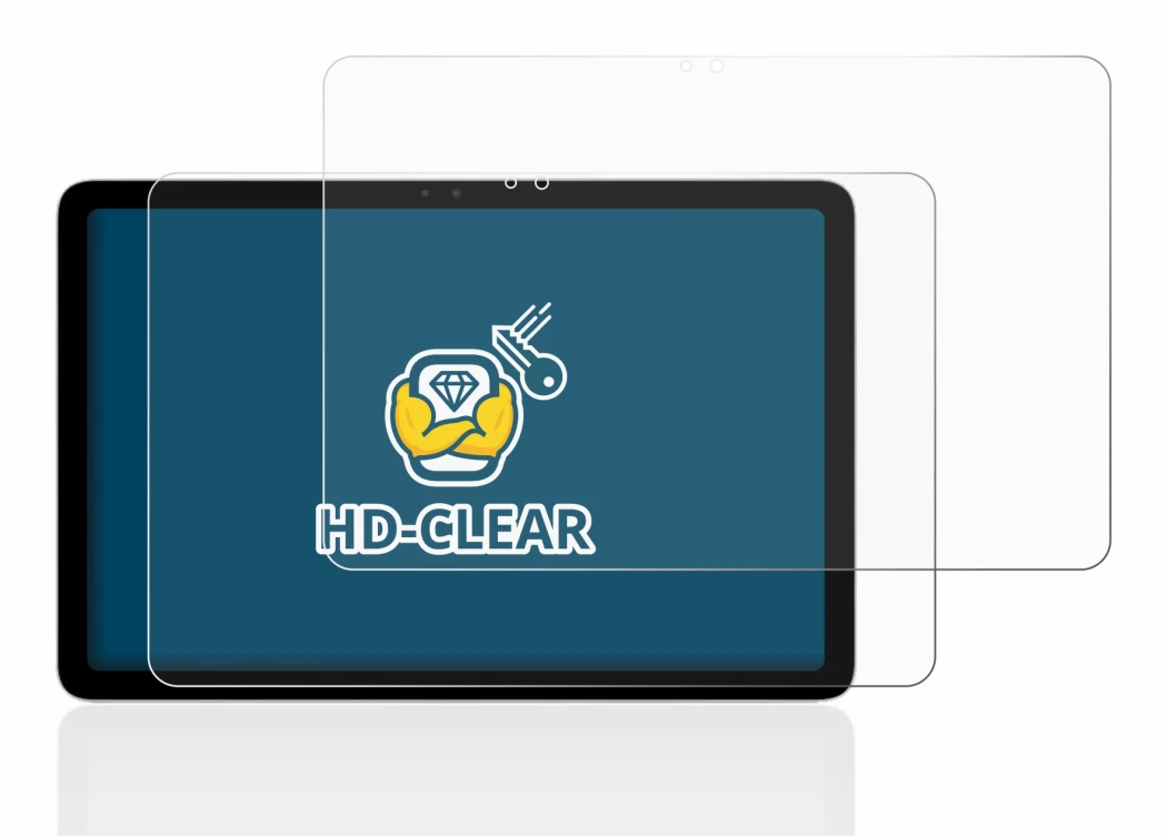 Image of the device Google Pixel Tablet with a wide variety of screen protectors.